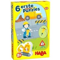 6 eerste puzzels verkeer 2+