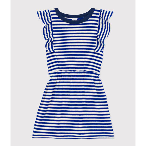 petit bateau Gestreepte jurk in badstof