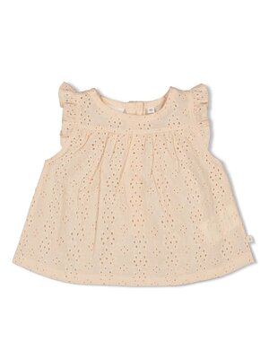 feetje Top + short broderie - Summer Denims - creme