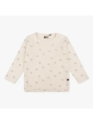 daily7 Organic T-shirt Longsleeve Sunset Rib | Cream