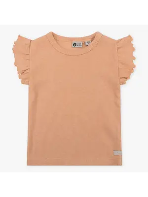 daily7 Organic T-shirt Shortsleeve Rib | Light Coral