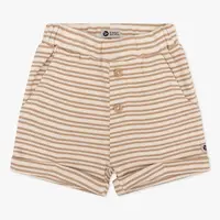 Organic Short Stripe Rib | Cream