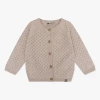 Knitted Cardigan | Sand Melange