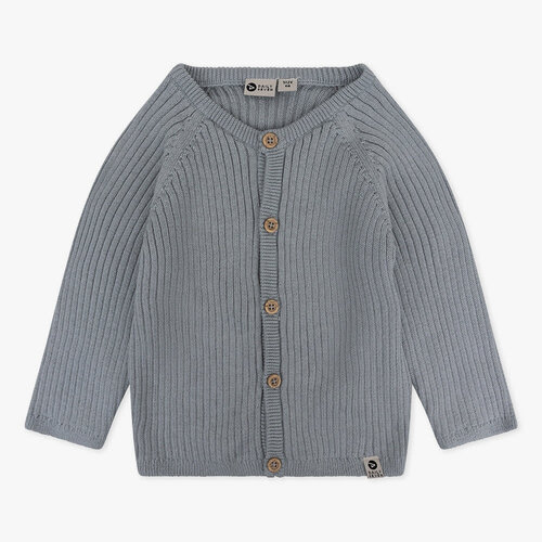daily7 Knitted Cardigan | Grey Blue