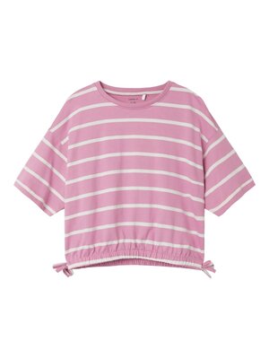 name it funion ss cropped boxy top cashmere rose