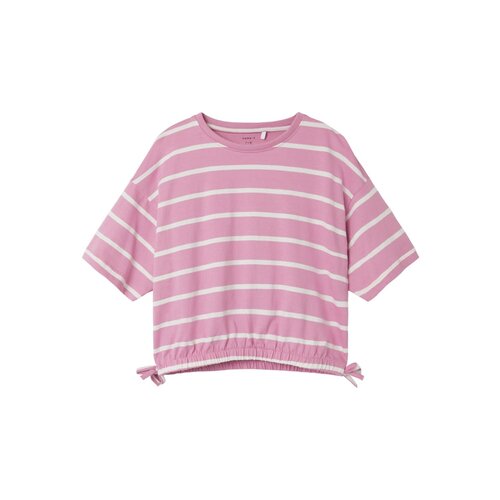 name it funion ss cropped boxy top cashmere rose