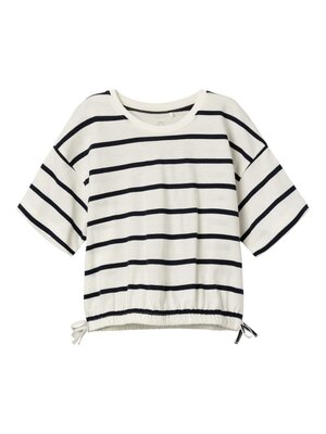 name it funion ss cropped boxy top jet stream