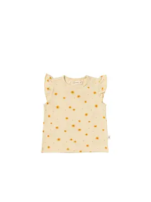 your wishes Jip girasole shirt met zonnebloemen honeycomb