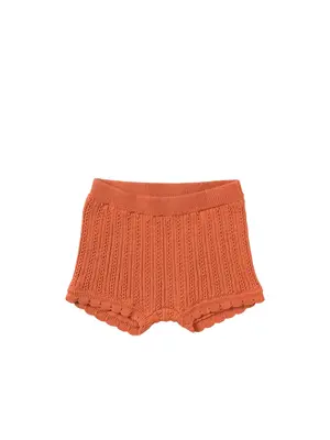 your wishes Pascal motif knit bloomer apricot brandy