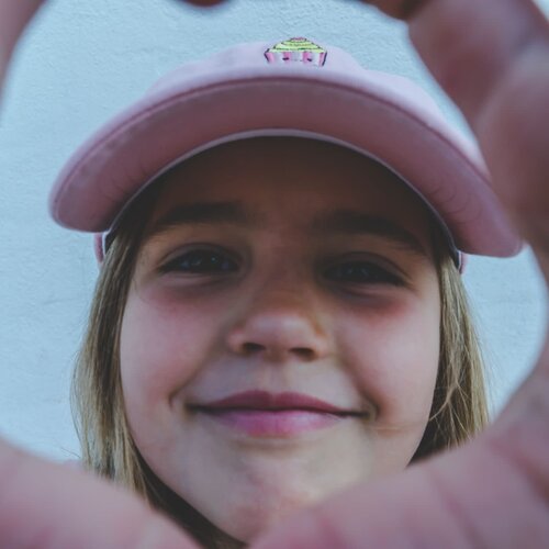 lil'boo cupcake dad cap pink