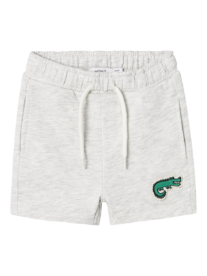 name it dike swe shorts unb pb light grey melange