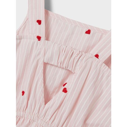 name it faheart strap dress parfait pink