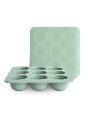 mushie Baby food freezer tray -  Cambridge Blue