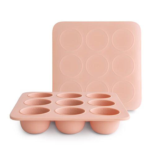 mushie Baby food freezer tray - Blush