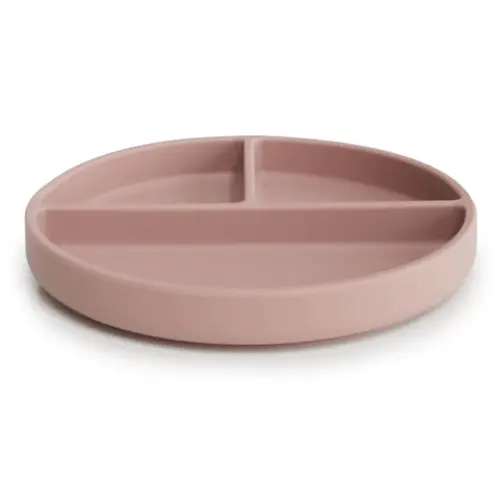 mushie Silicone suction Plate - Blush