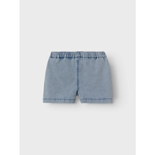 name it Bella baggy denim shorts light blue