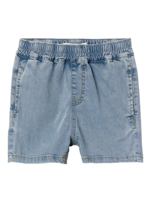 name it Ryan jogger denim shorts light blue