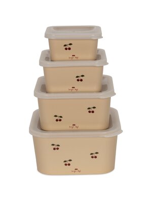 konges slojd Food container set cherry