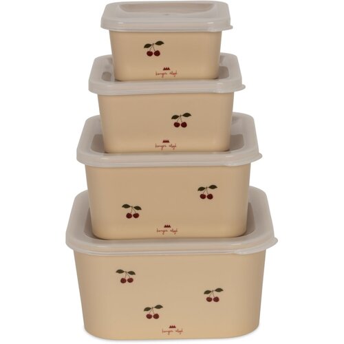 konges slojd Food container set cherry