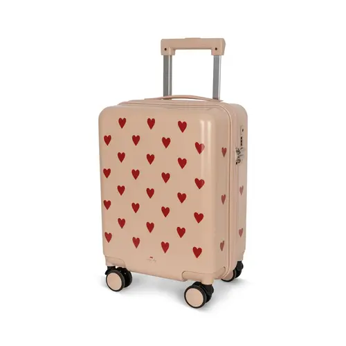 konges slojd travel suitcase hearts