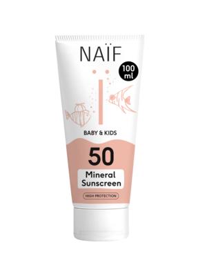 naif sunscreen baby & kids crème SPF50  | 100 ml