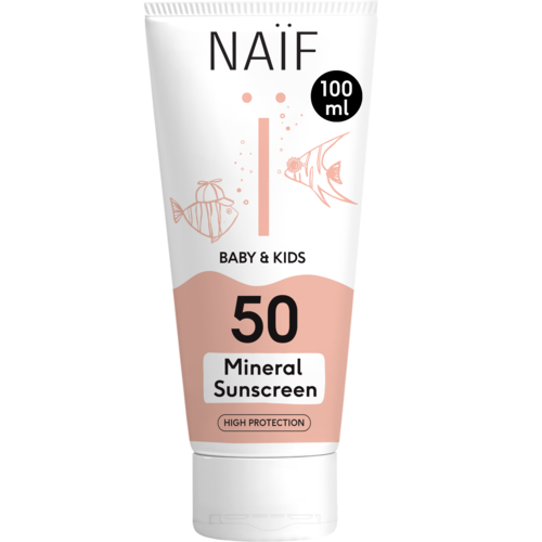 naif sunscreen baby & kids crème SPF50  | 100 ml