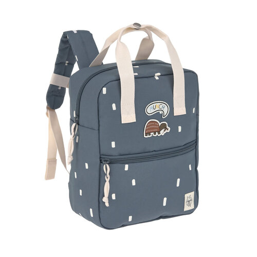 lassig Mini square backpack happy prints midnight blue