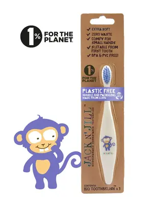 jack'n jill Toothbrush monkey