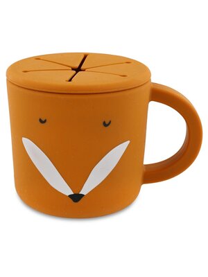 trixie baby Siliconen snackbeker - Mr. Fox