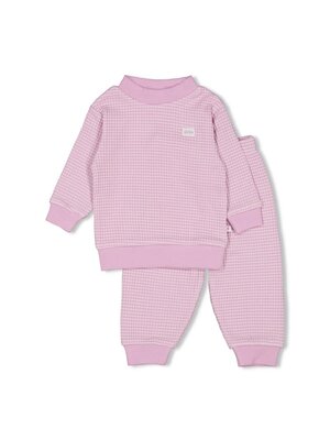 feetje Baby pyjama wafel - Summer Special - Lilac