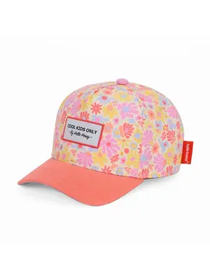 hello hossy Retro flowers Cap