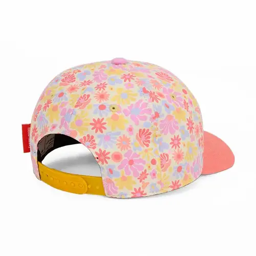 hello hossy Retro flowers Cap