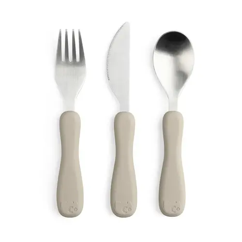 sebra interior Silicone Cutlery Fanto, jetty beige