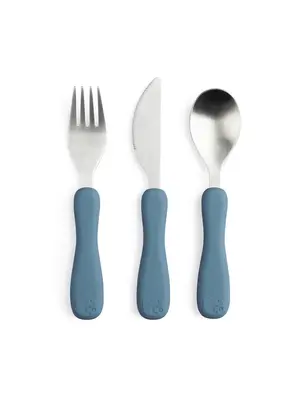 sebra interior Silicone Cutlery Fanto, nordic blue