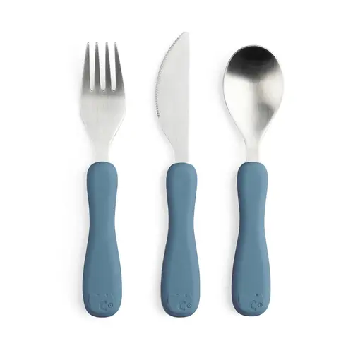 sebra interior Silicone Cutlery Fanto, nordic blue