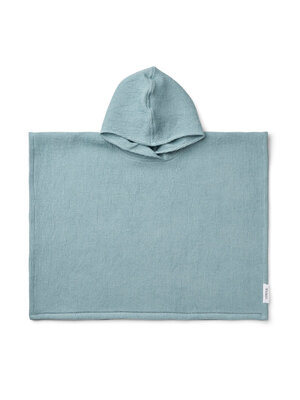 liewood Paco poncho sea blue