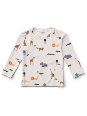 liewood Noah swim tee safari sandy mix