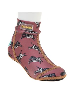 duukies beachsocks zebra bordeaux