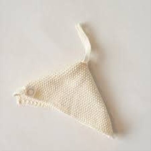 coco & pine Knitted pacifier hanger Off White