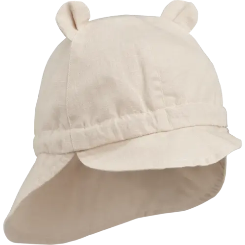 liewood Gorm linen sun hat with ears sandy
