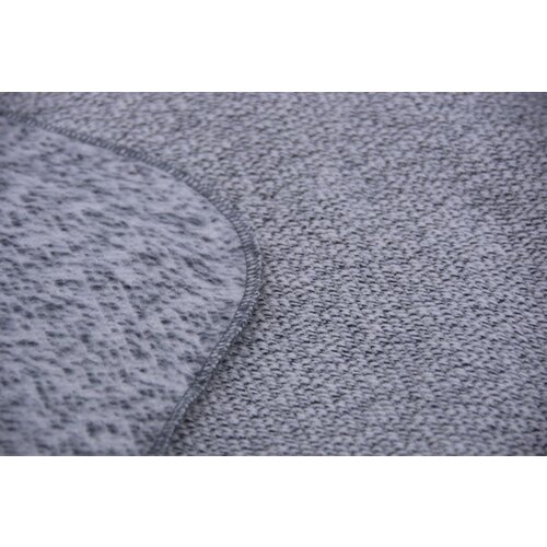 nanami Deken | baby wieg | zacht gebreid - knitlook grey