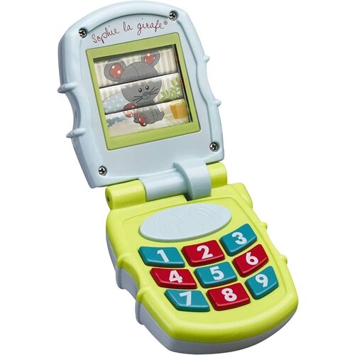 sophie la girafe Musical phone groen/teal/blauw