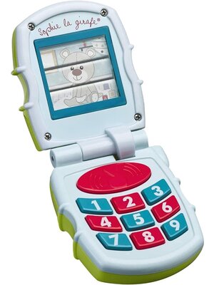 sophie la girafe Musical phone teal/blauw