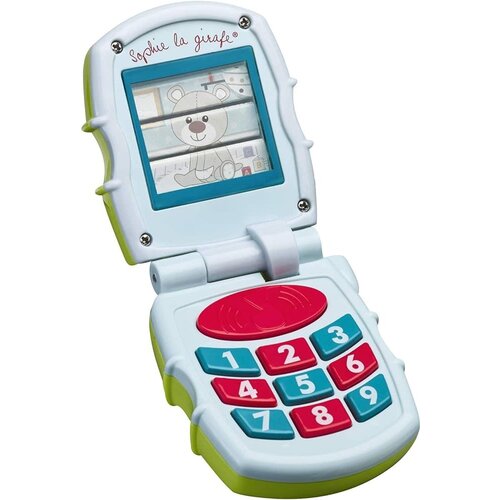 sophie la girafe Musical phone teal/blauw