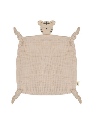 Baby Bello Knuffeldoek Toby de Tijger – Toasted Almond