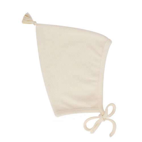 Baby Bello Bonnet Baby Rib Danseur - Bleached Sand 0-3m