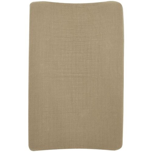 meyco Pre-washed  hydrofiel aankleedhoes taupe 50x70cm