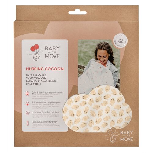 baby on the move Nursing cocoon happy hands