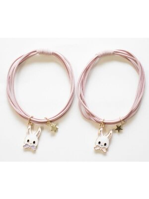 Yoko B armbandjes/haarbandjes Bunny