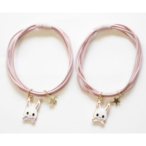 Yoko B armbandjes/haarbandjes Bunny